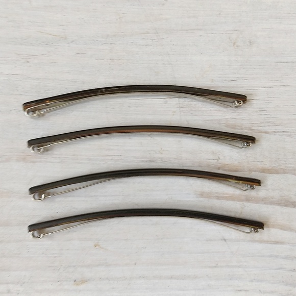 France Luxe Accessories French Tortoise Long Hair Barrettes